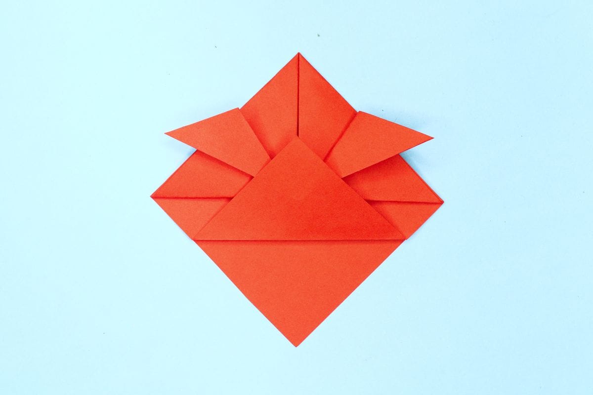 Samurai helmet step 11
