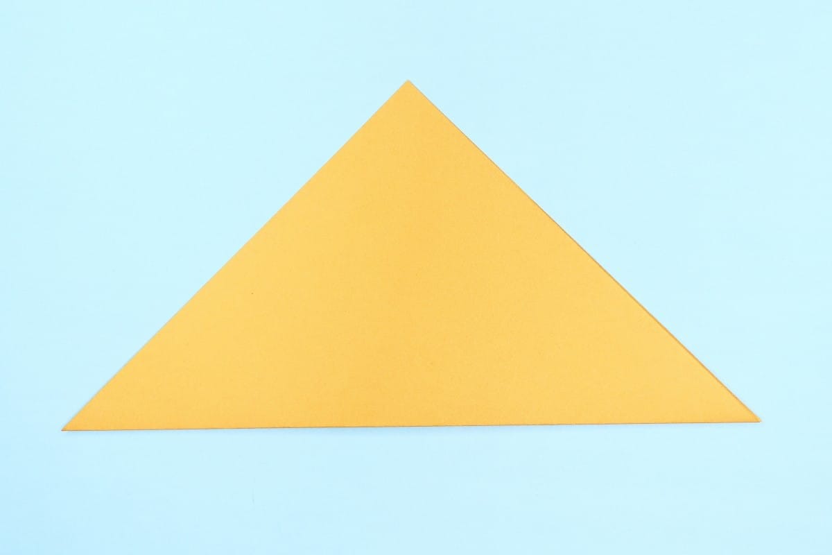 Origami standing fox step 3