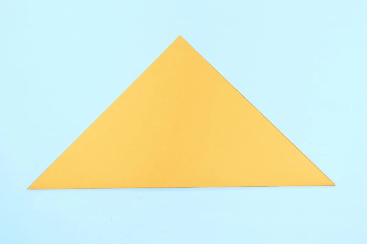 Origami standing fox step 3