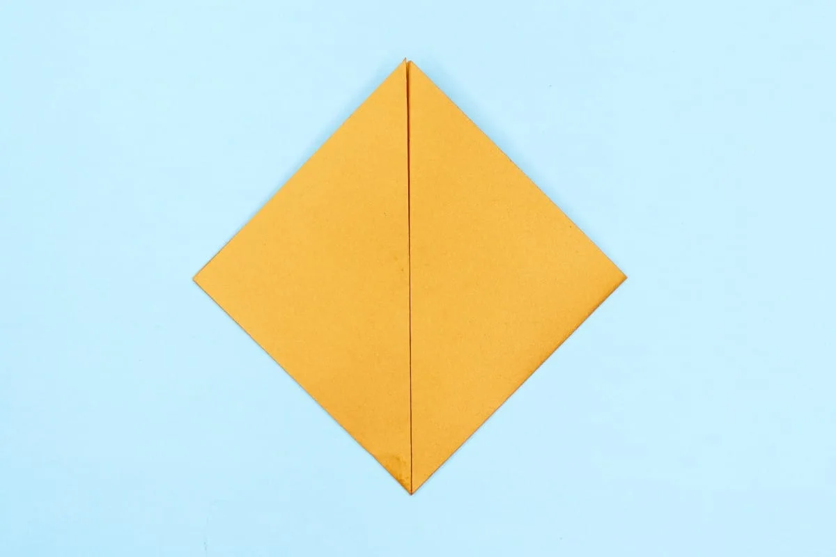 Origami standing fox step 5