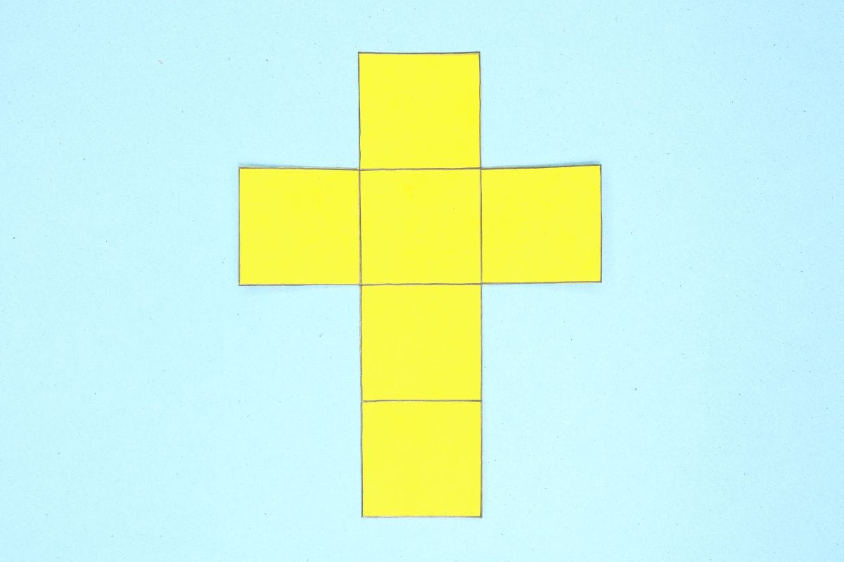 Origami box step 03