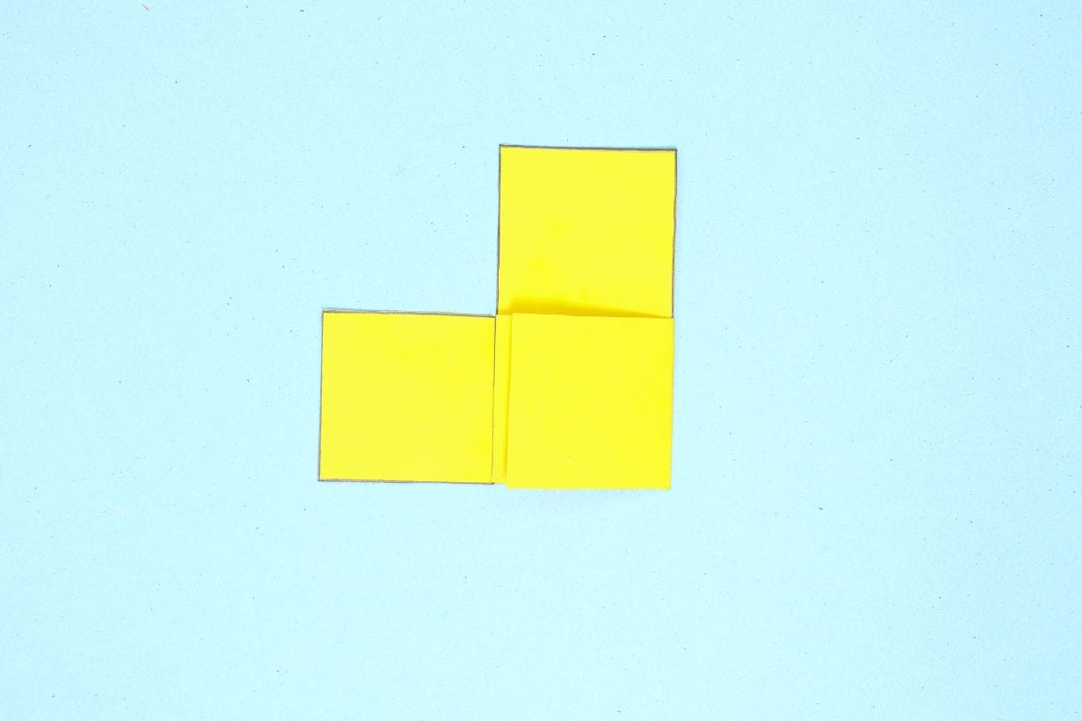 Origami box step 06