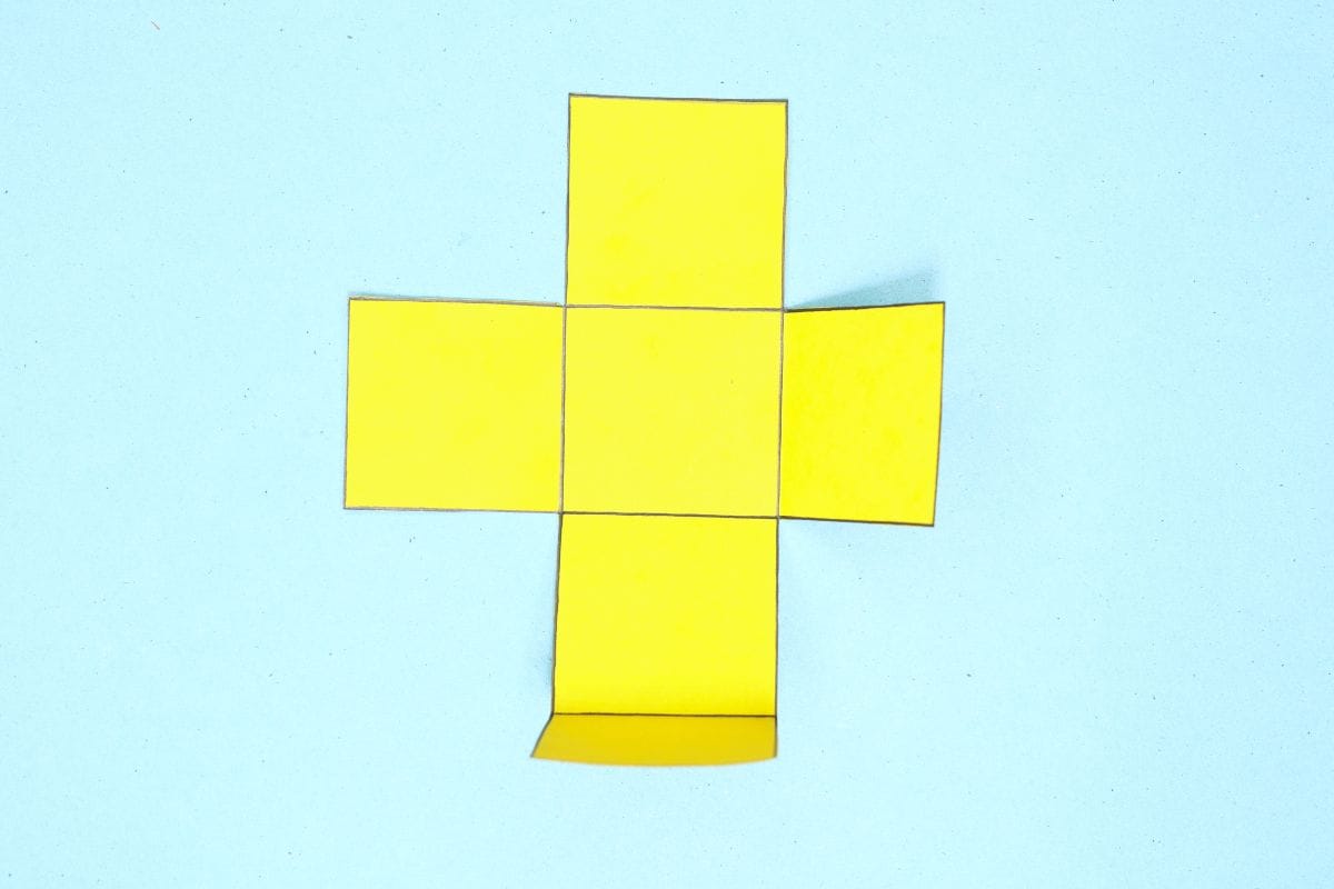 Origami box step 07