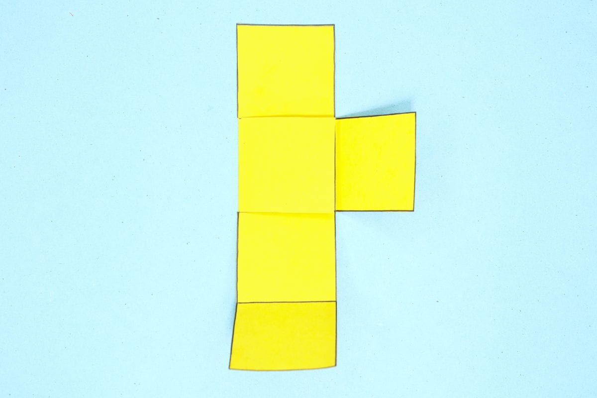 Origami box step 08