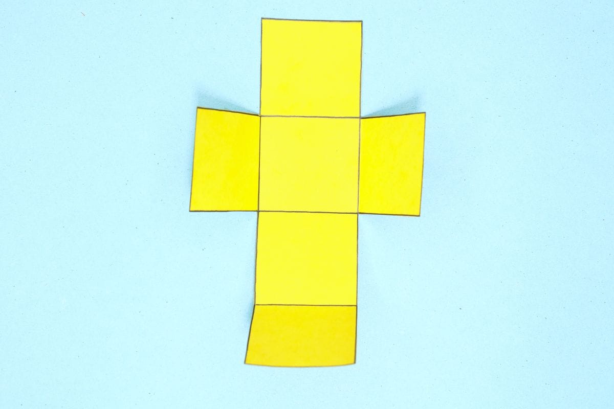 Origami box step 09