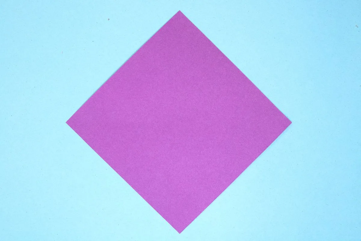 Origami dragon step 02