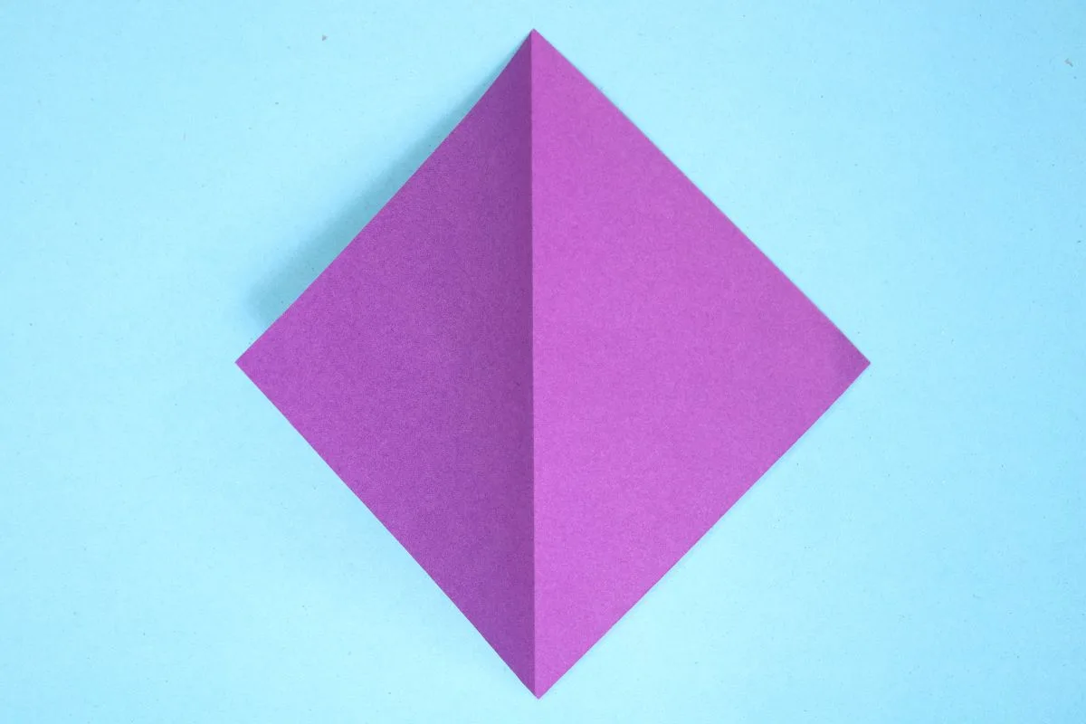 Origami dragon step 04