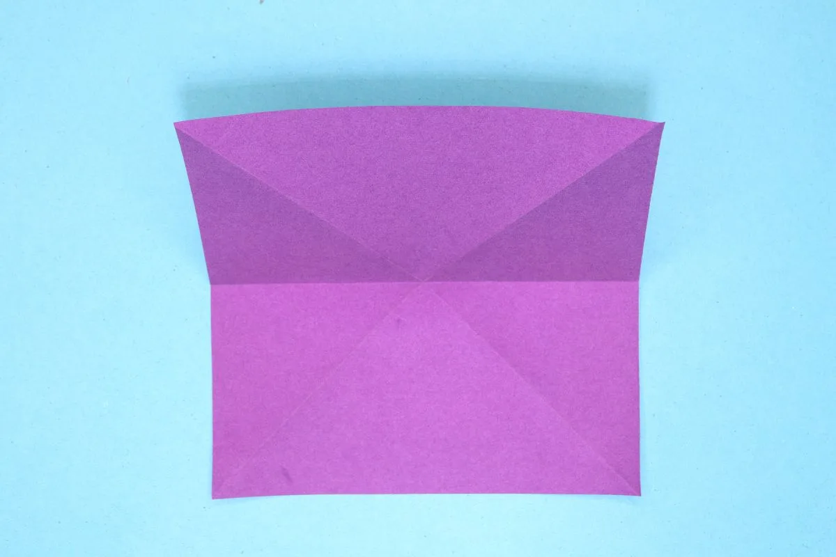 Origami dragon step 09