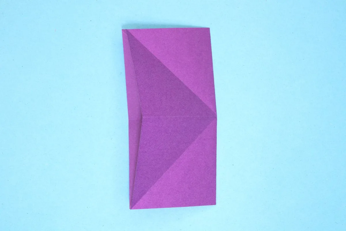 Origami dragon step 10