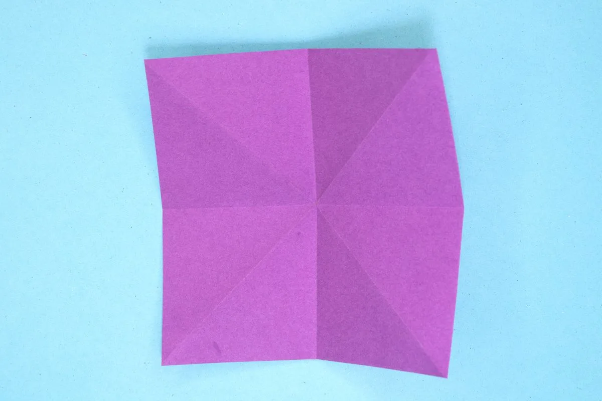 Origami dragon step 11