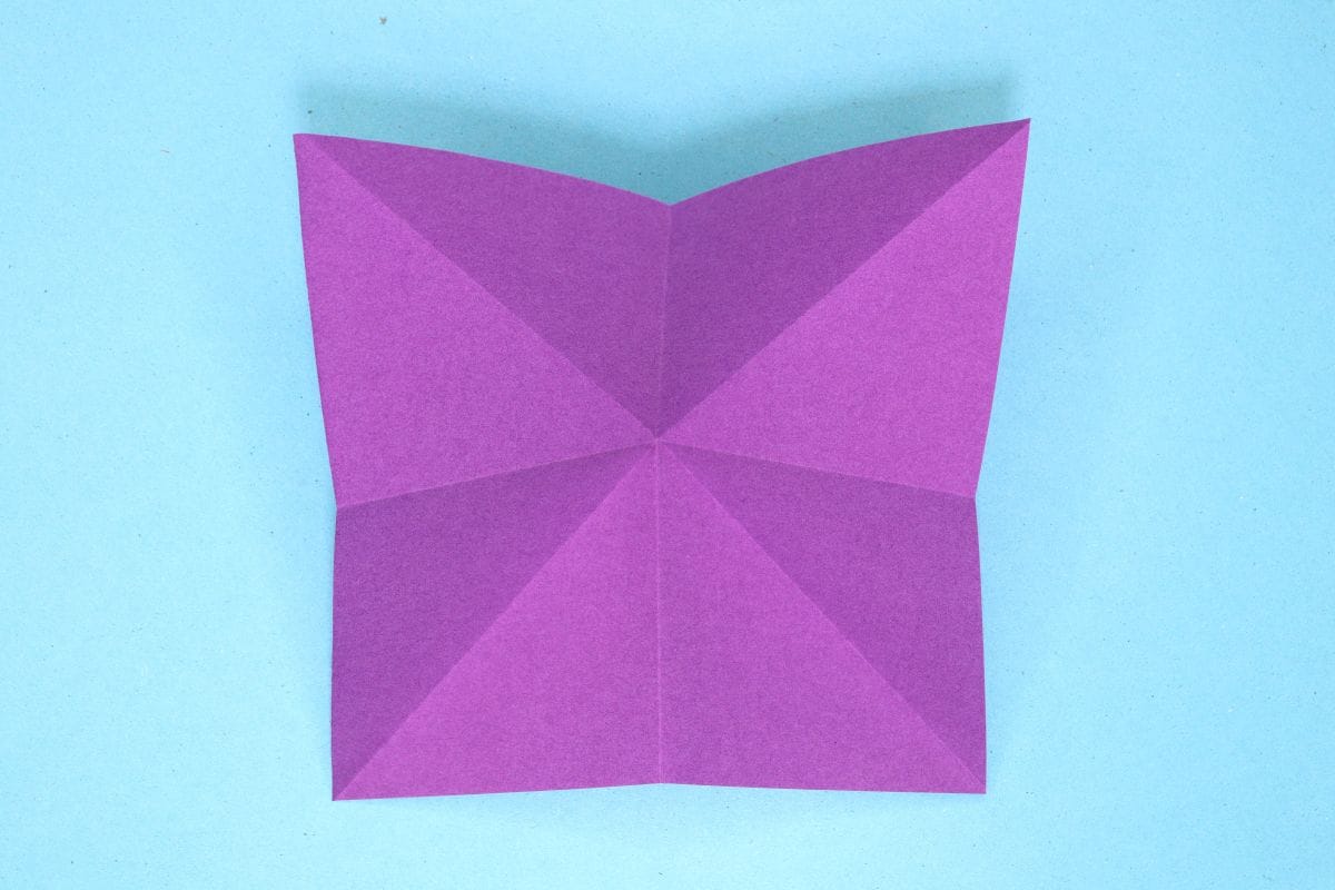 Origami dragon step 13