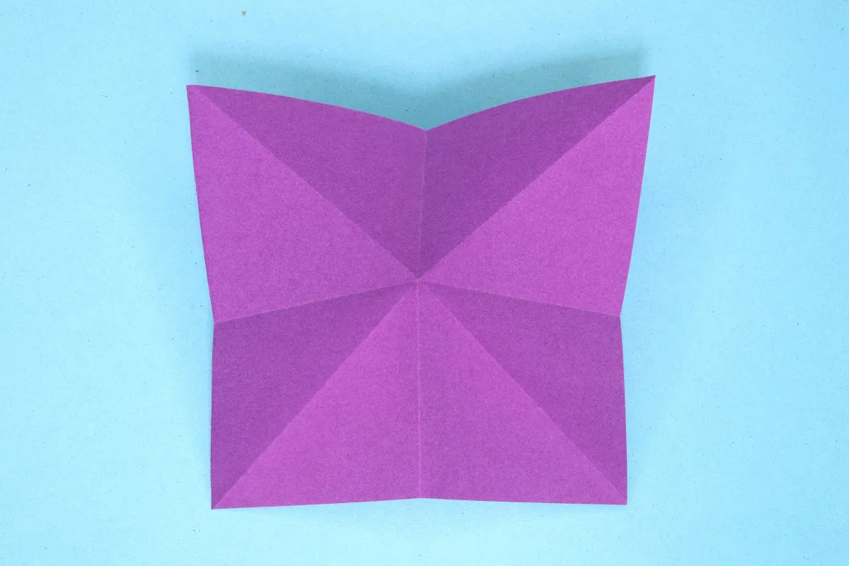 Origami dragon step 13