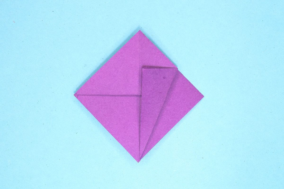 Origami dragon step 19
