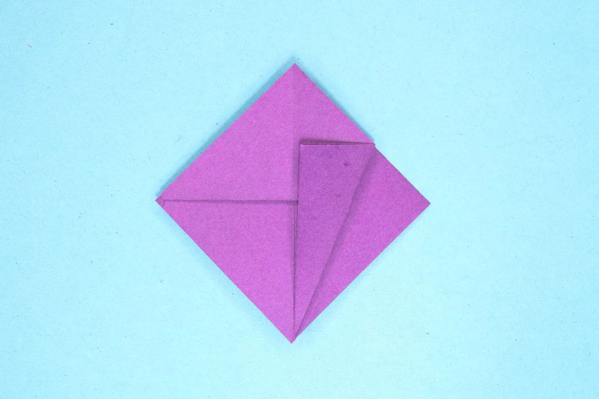 Origami dragon step 19