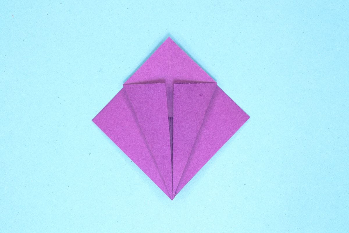 Origami dragon step 20