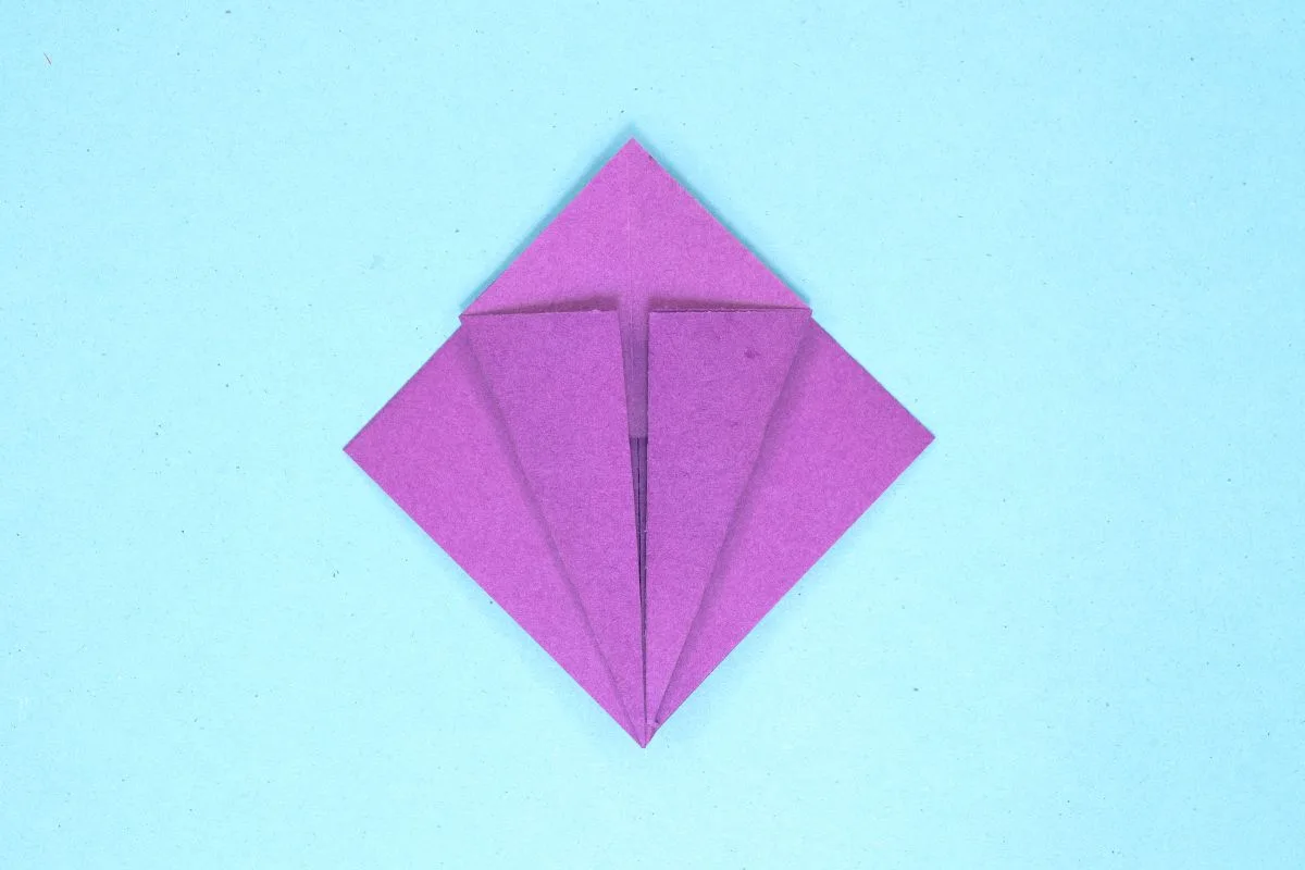 Origami dragon step 20