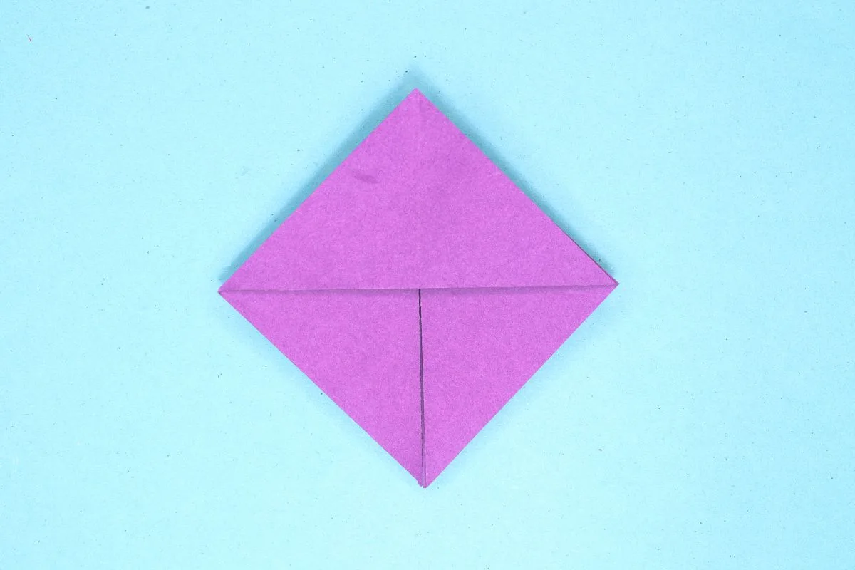 Origami dragon step 23