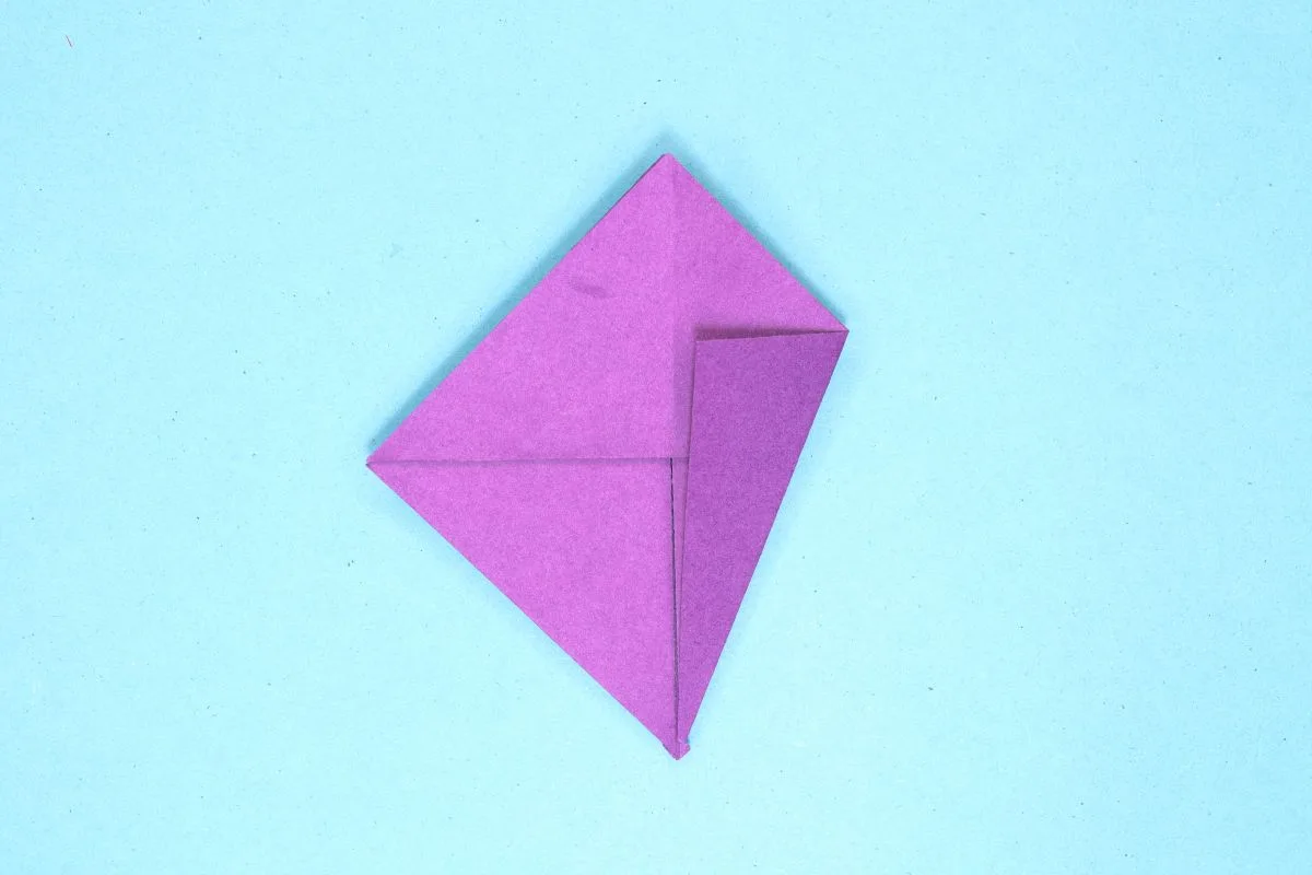 Origami dragon step 24