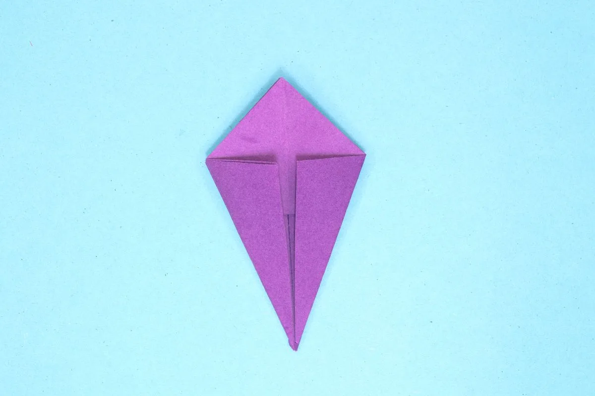 Origami dragon step 25