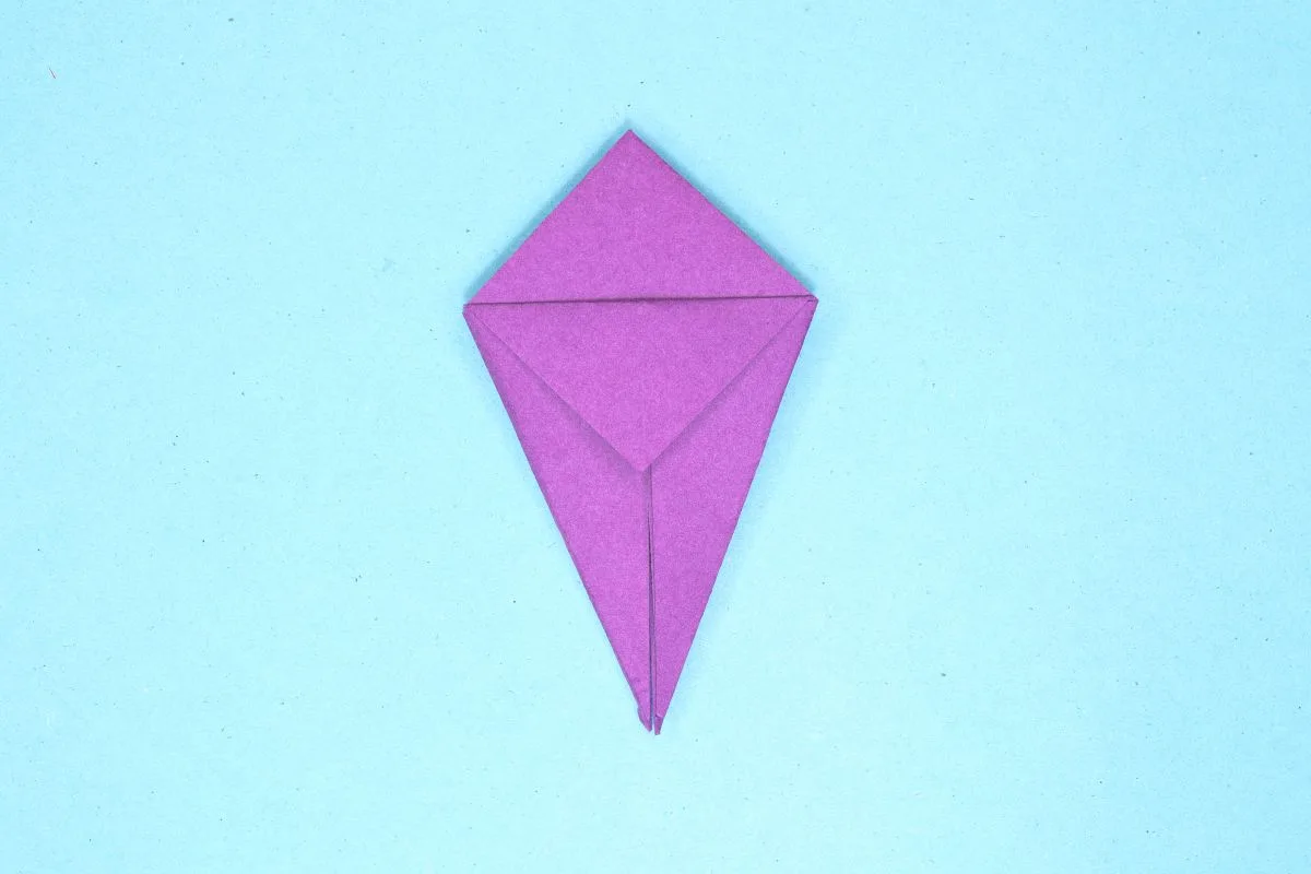 Origami dragon step 26