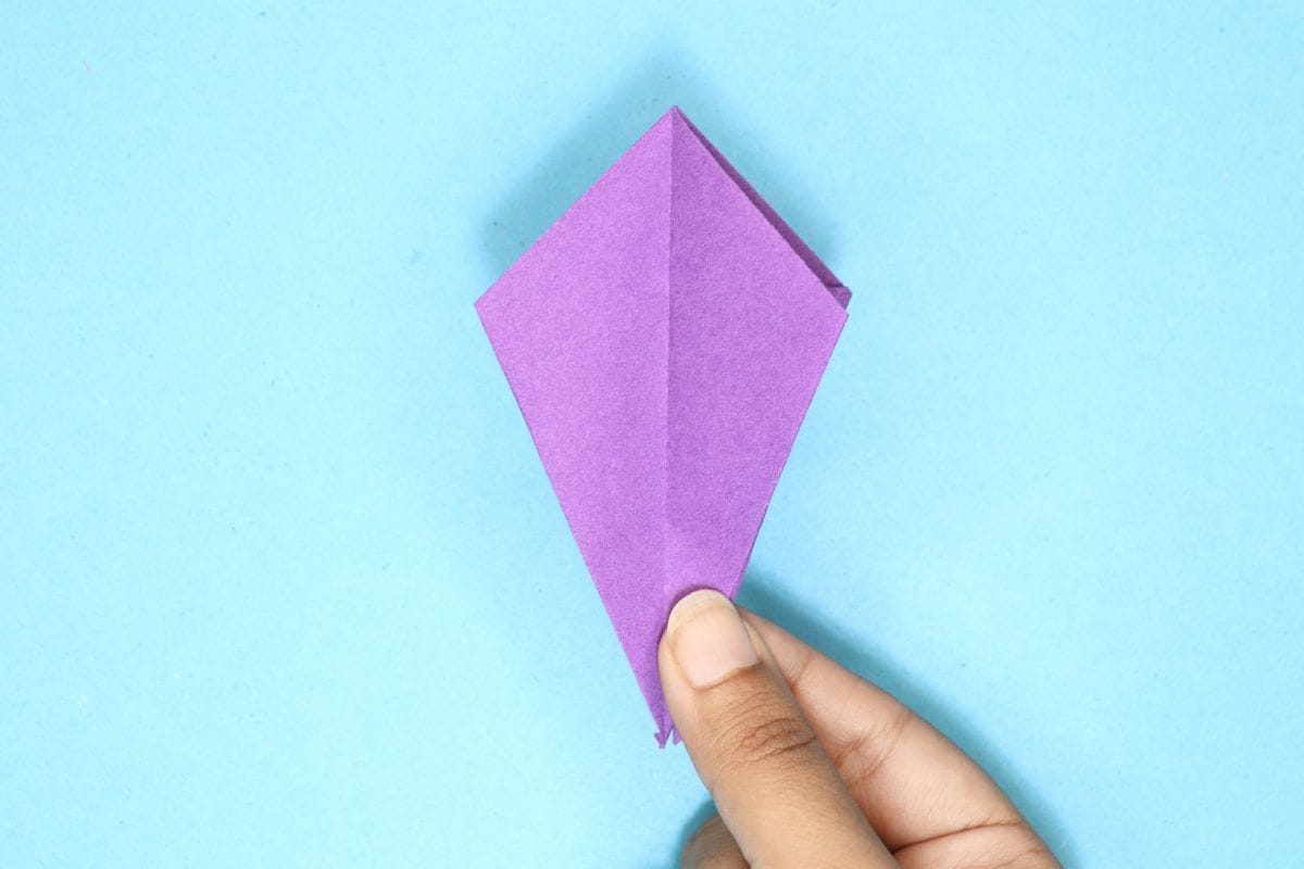 Origami dragon step 28