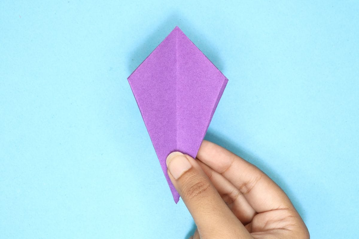 Origami dragon step 31
