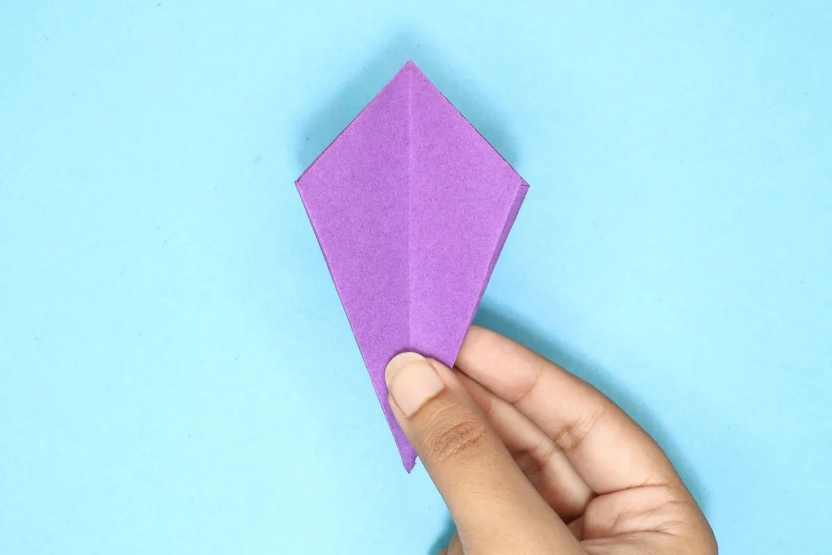 Origami dragon step 31