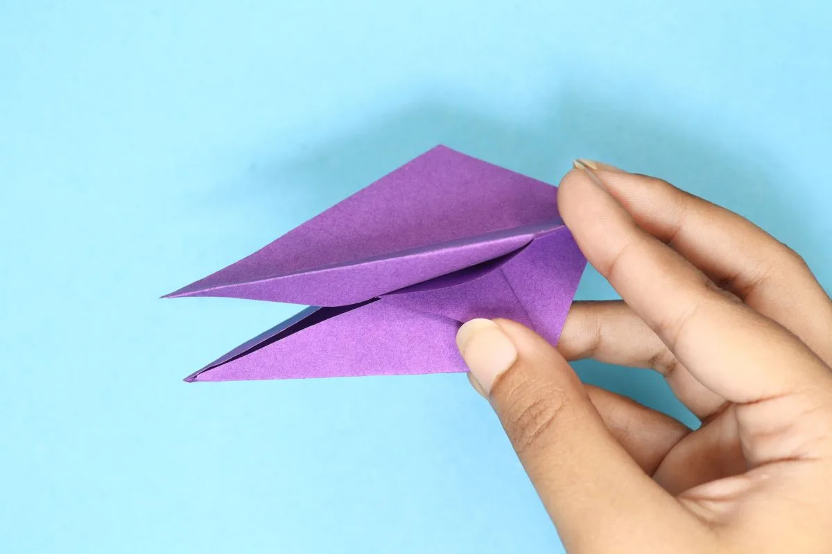 Origami dragon step 32