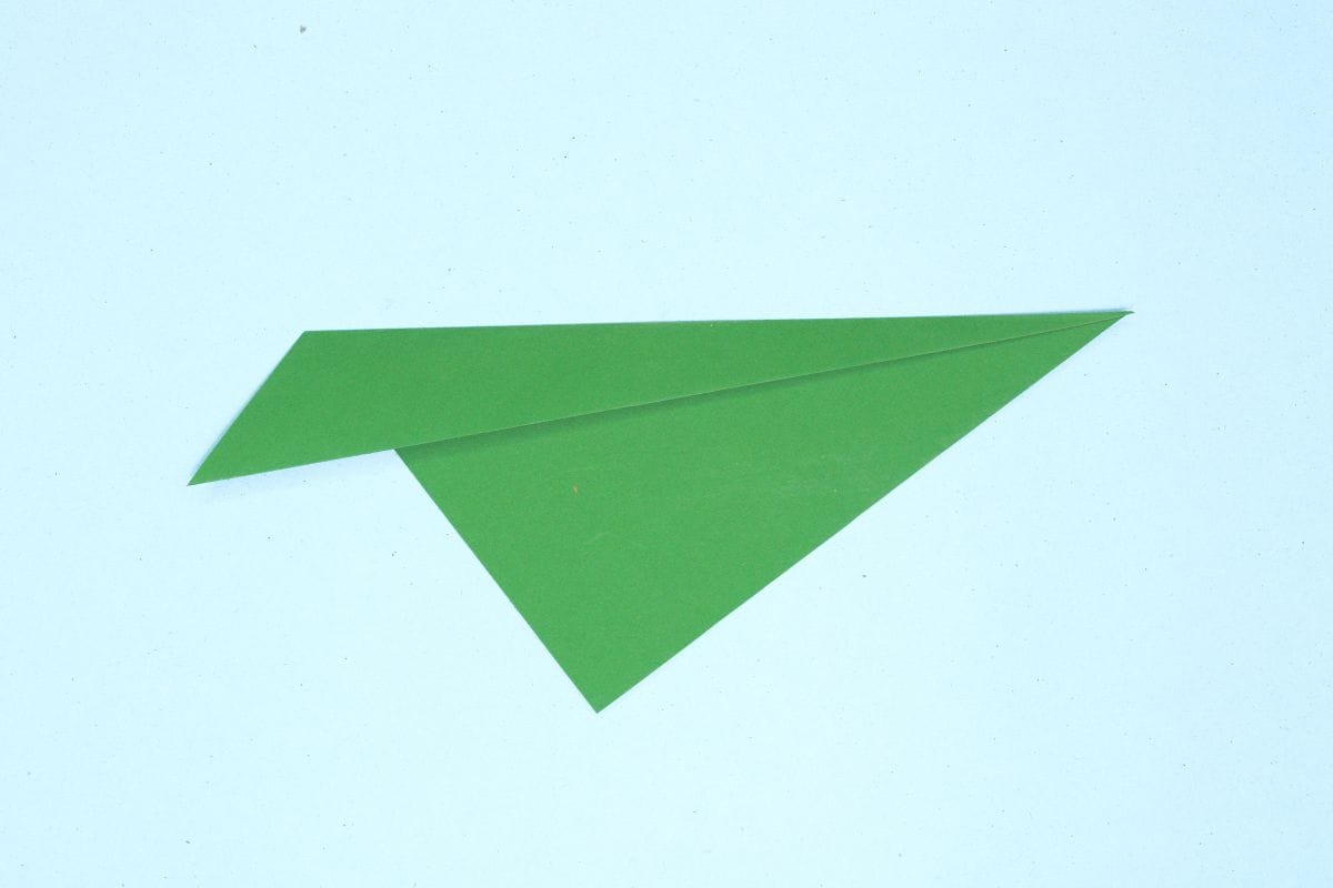 Origami leaf step 04