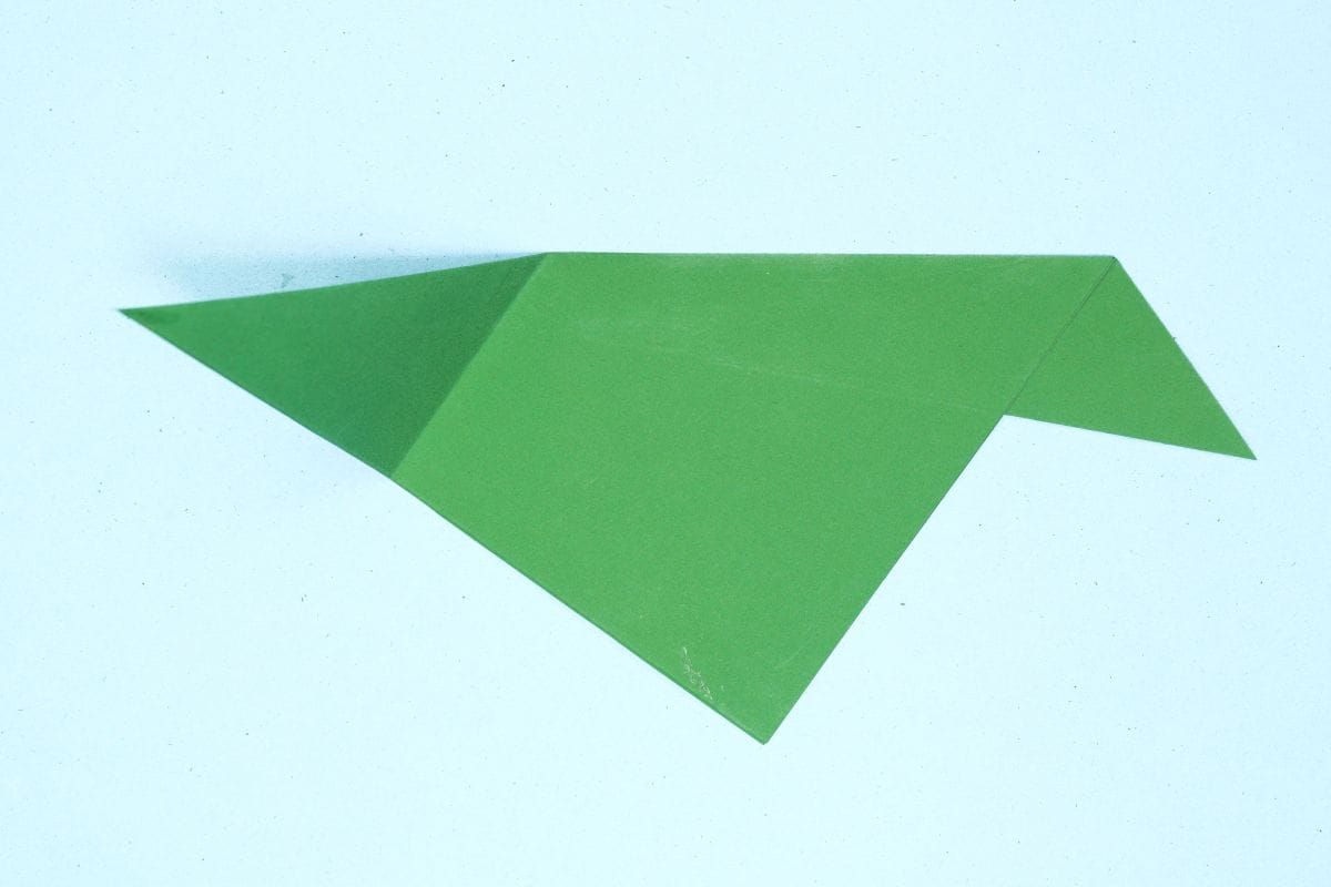 Origami leaf step 07