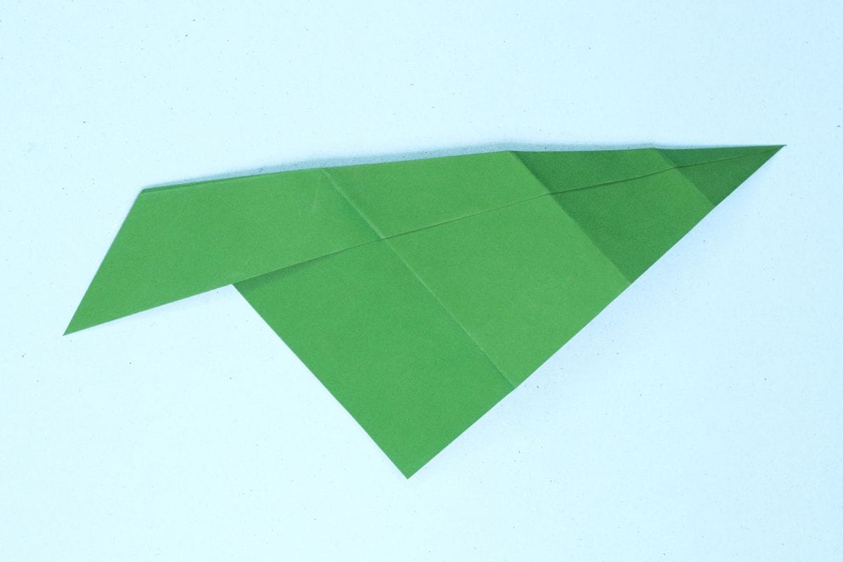 Origami leaf step 12