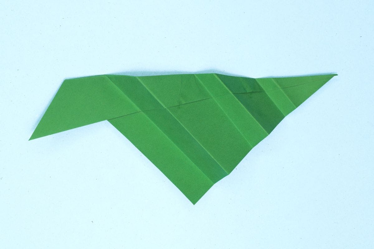 Origami leaf step 18