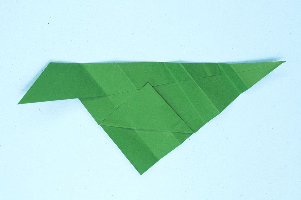 Origami leaf step 19