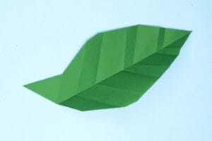 How to Make an Origami Leaf