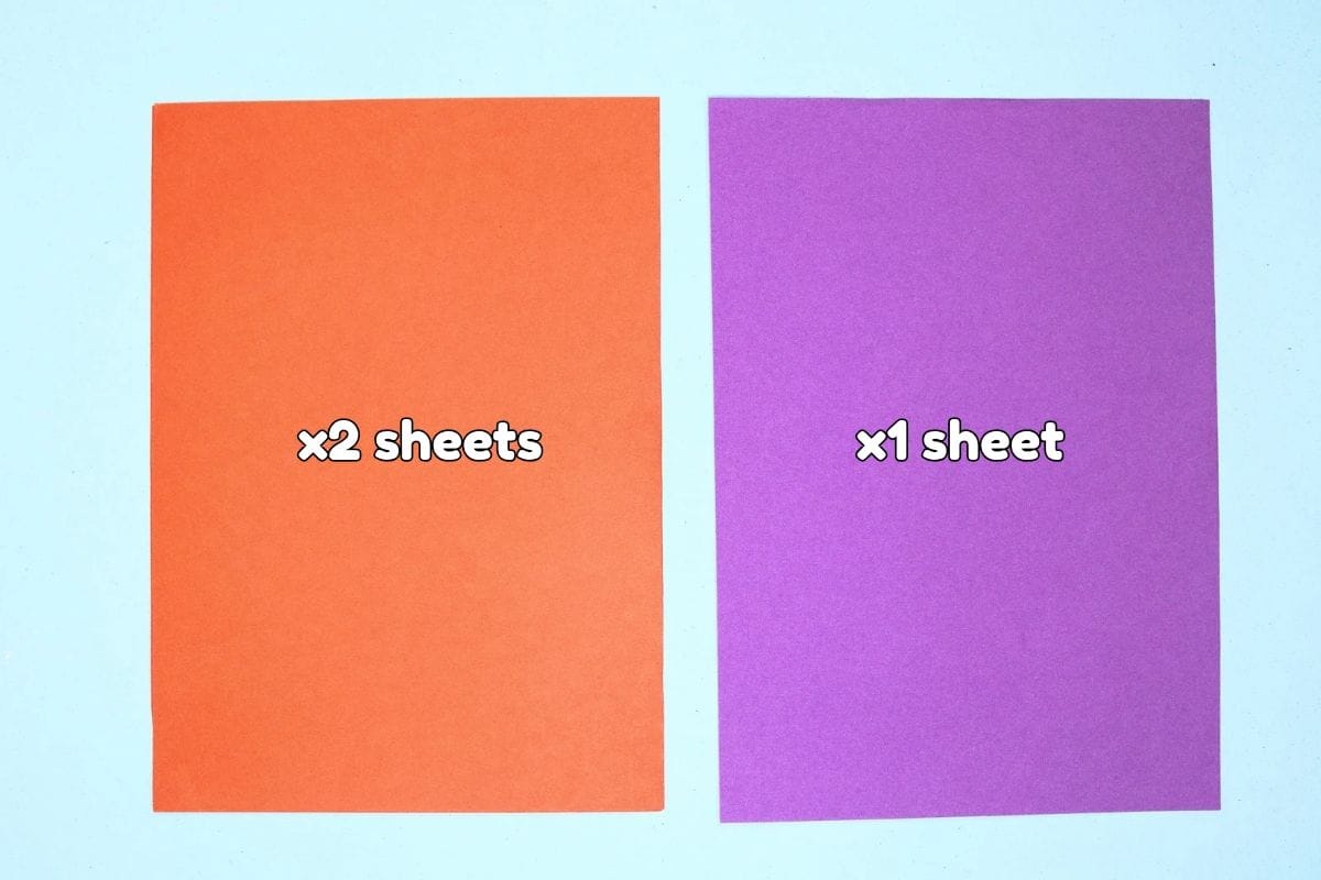 Origami sword step 01