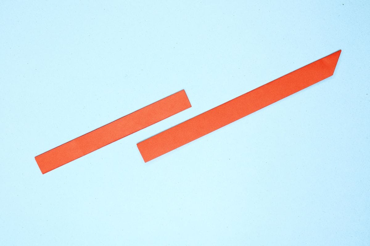 Origami sword step 25