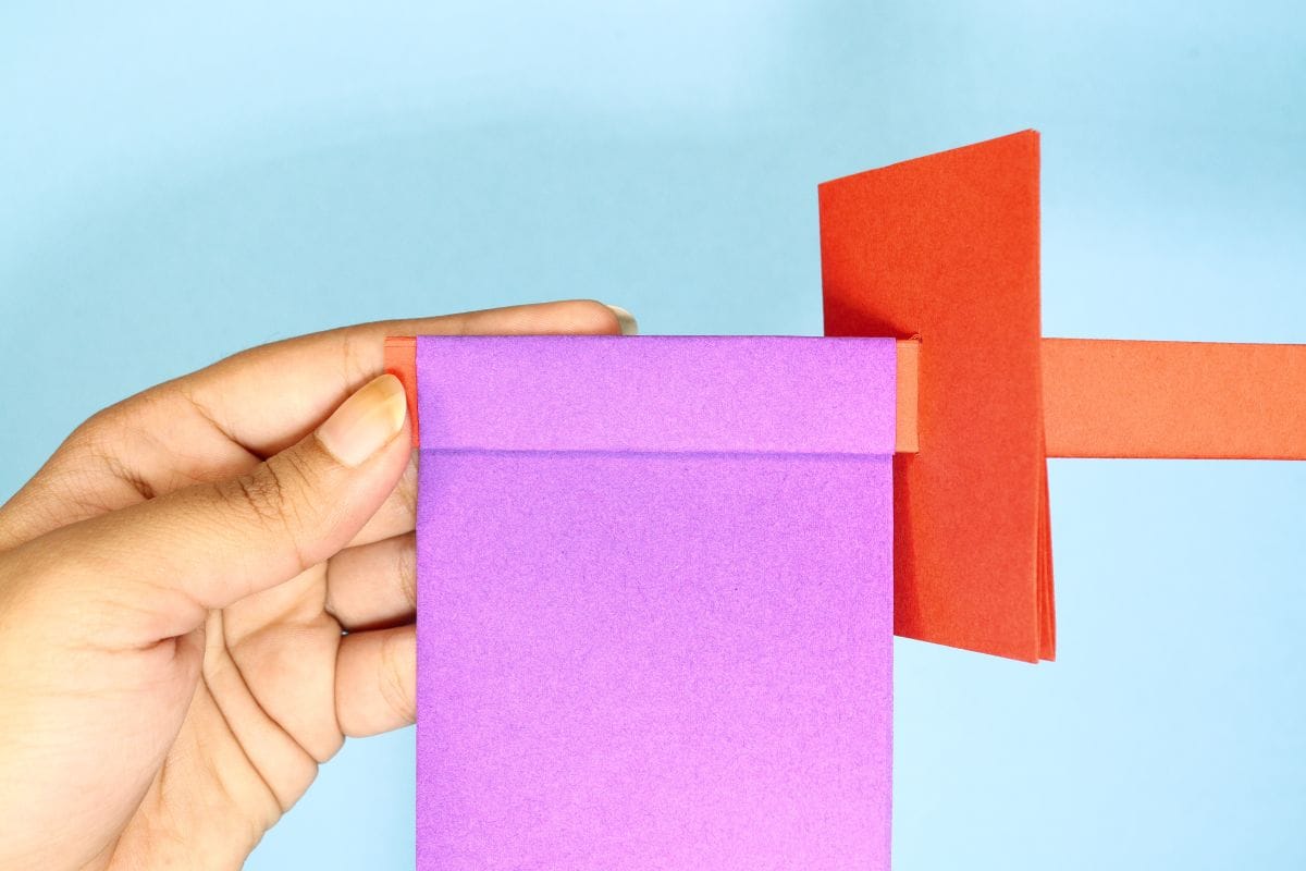 Origami sword step 35