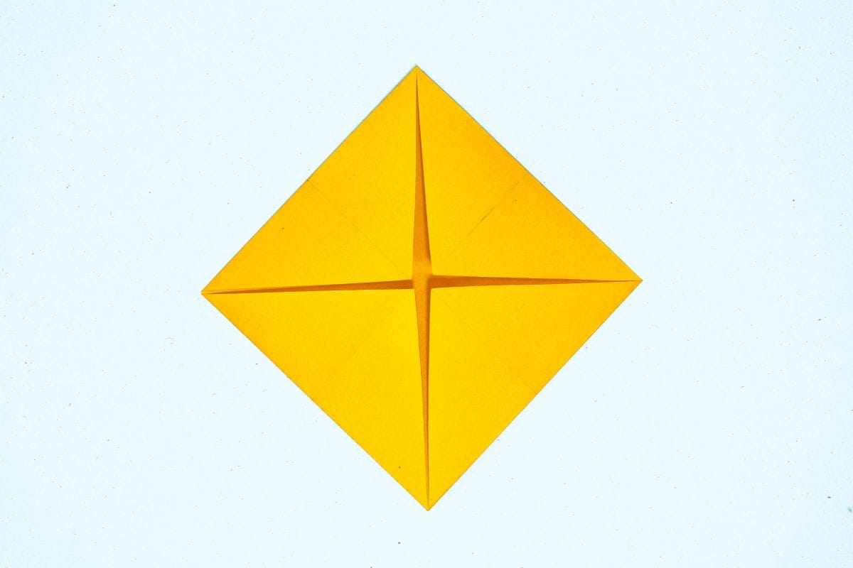 Origami unicorn step 08