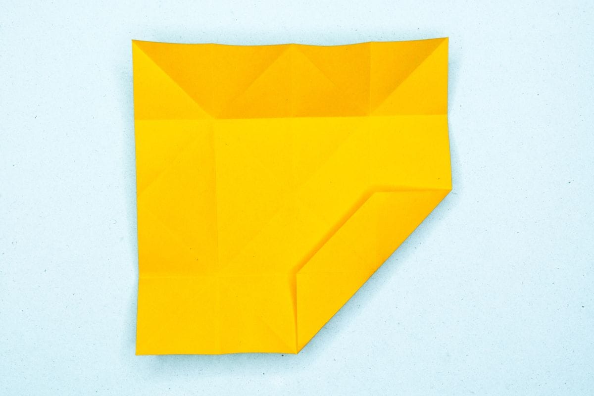 Origami unicorn step 20