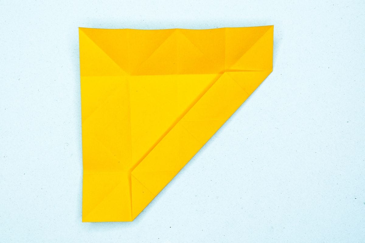 Origami unicorn step 21