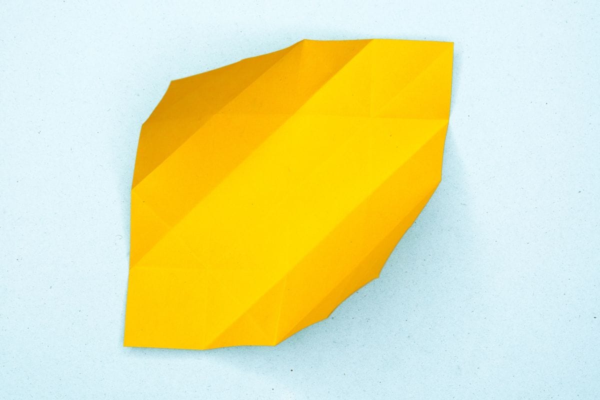 Origami unicorn step 25