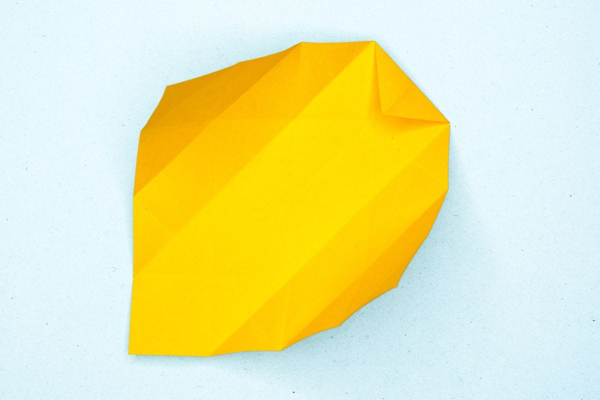 Origami unicorn step 26