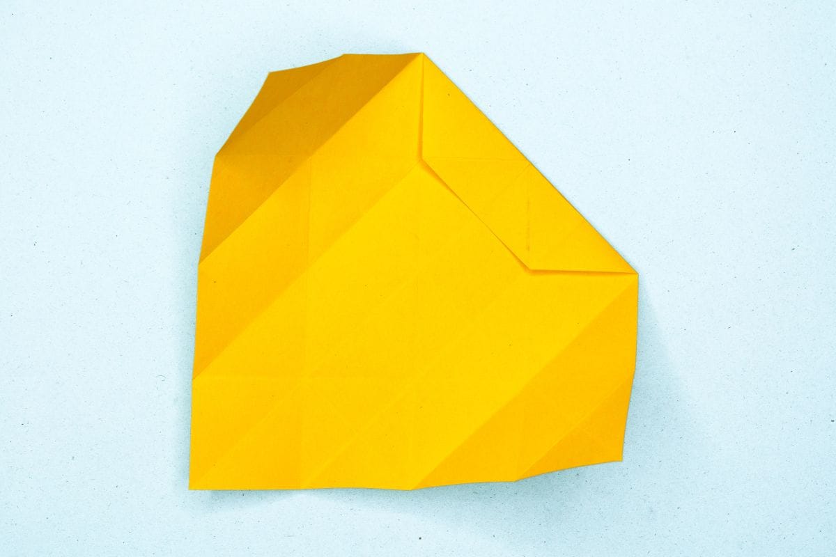 Origami unicorn step 27