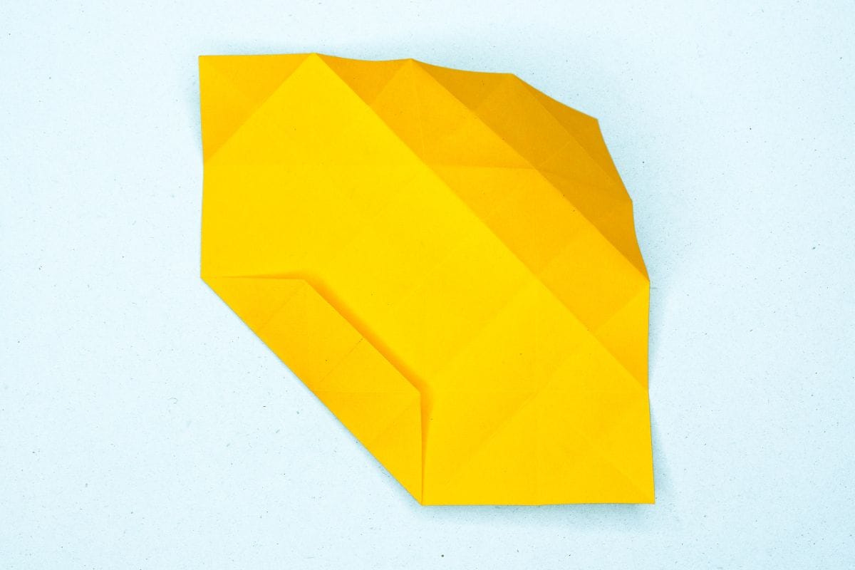 Origami unicorn step 31