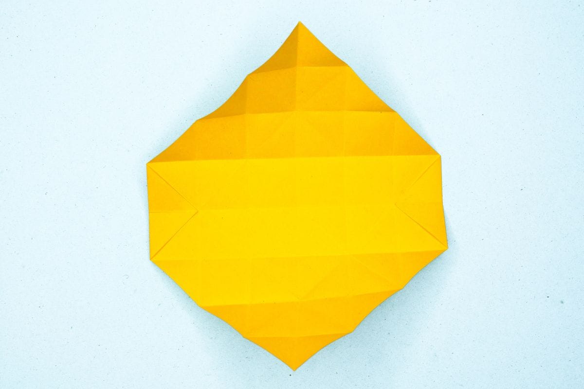 Origami unicorn step 38