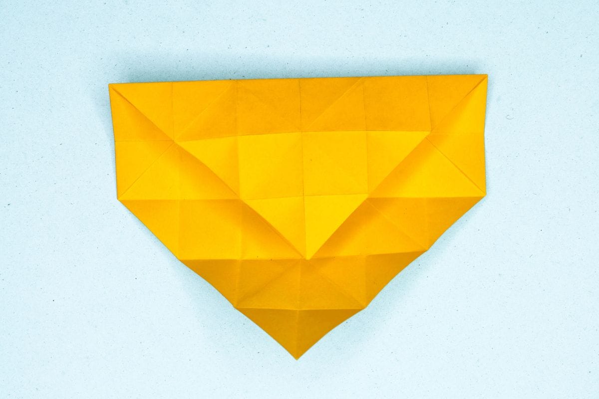 Origami unicorn step 39