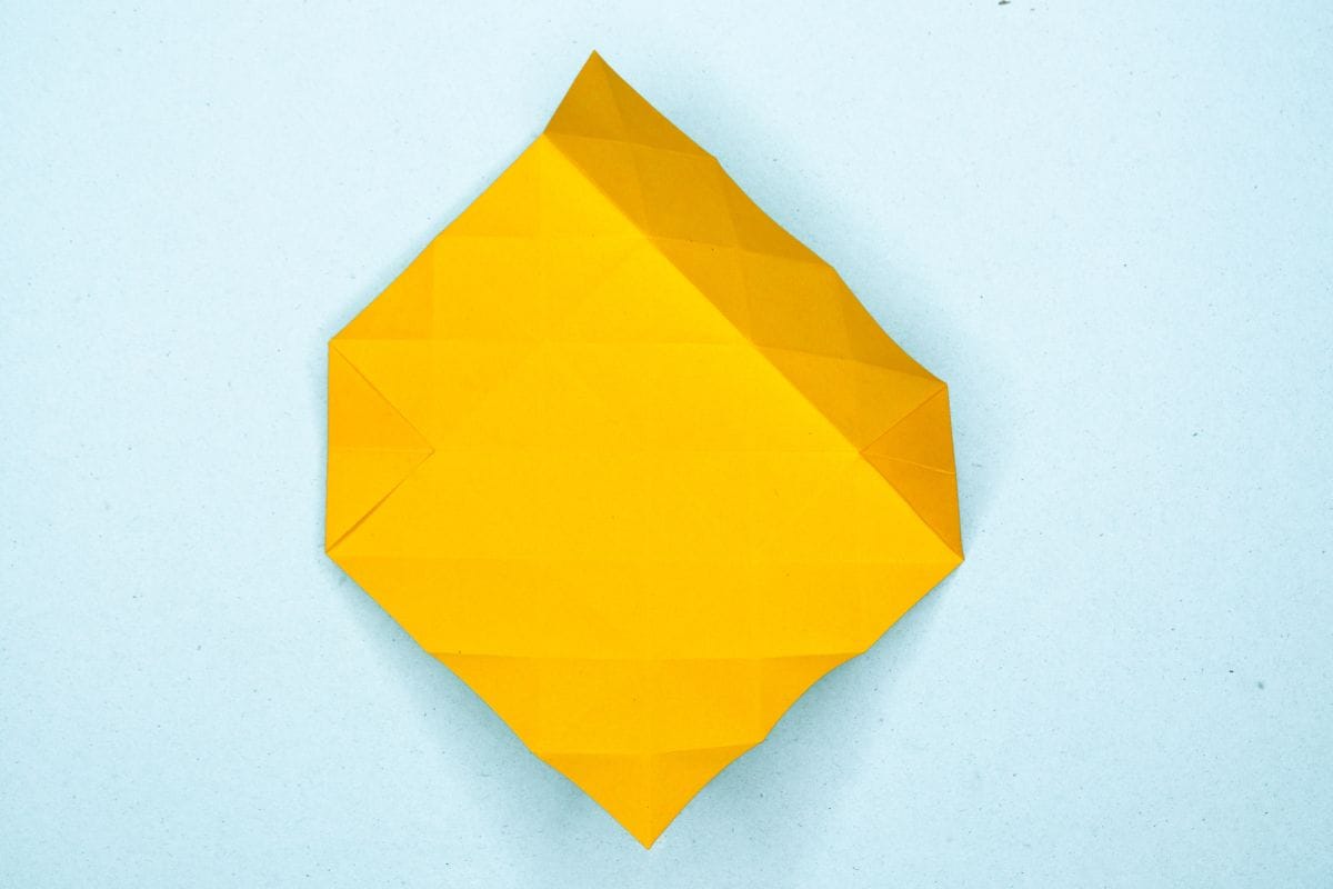 Origami unicorn step 42