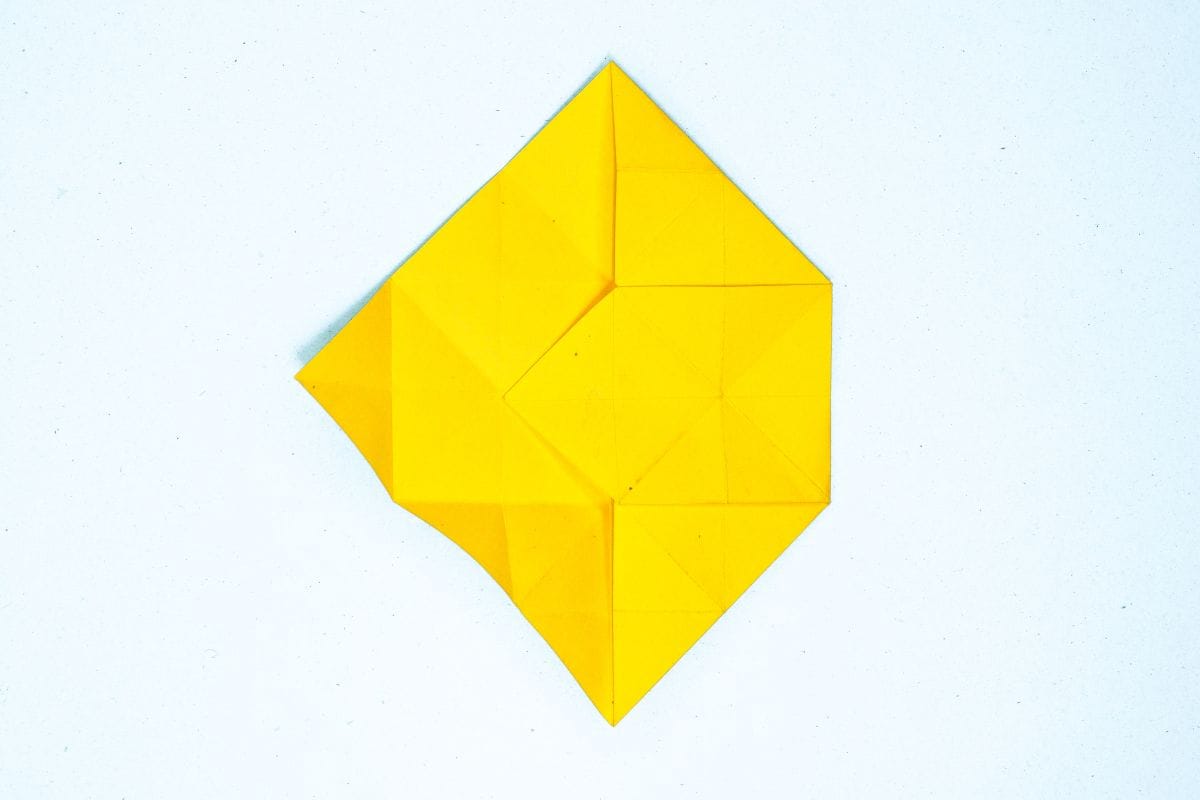 Origami unicorn step 51