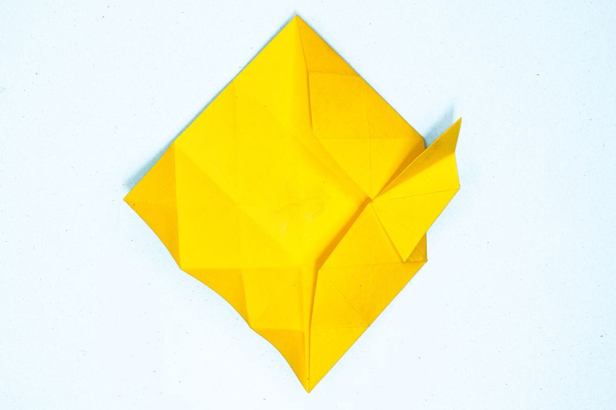 Origami unicorn step 58