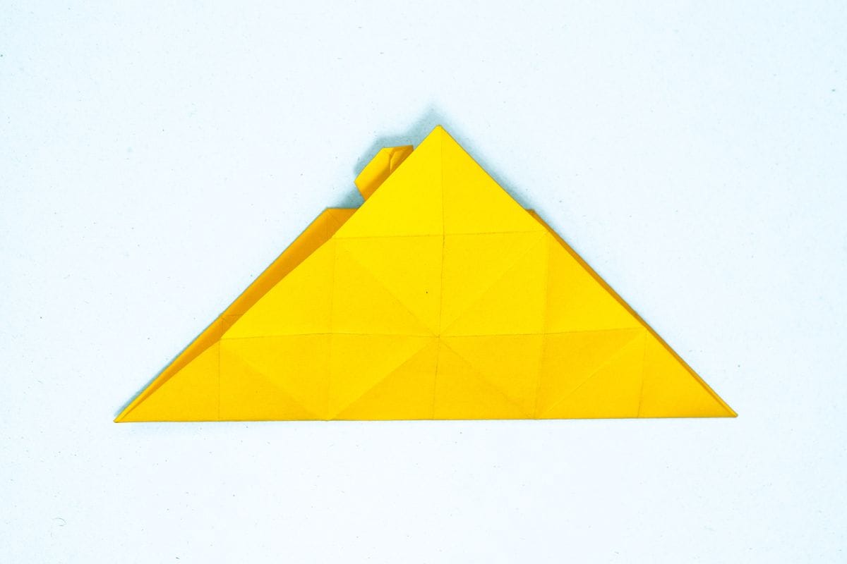 Origami unicorn step 65